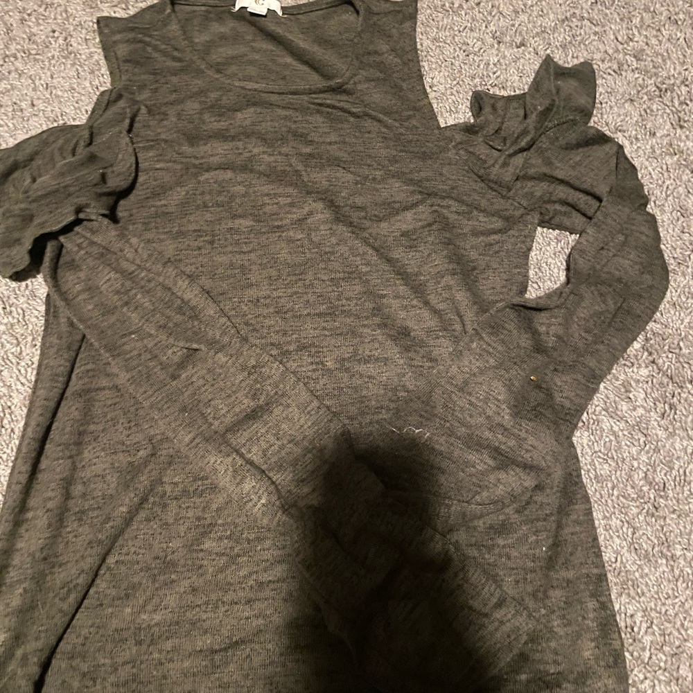 C Brand Charcoal Knit Top